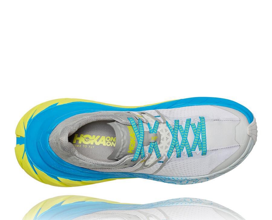 Zapatillas Trail Hoka One One Hombre - Tennine - Gris - IFN641295